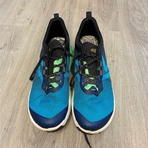 Keen Men's 450 Dirt Blue Danube/Absinthe Green Hiking/Trail Shoes  Size 11